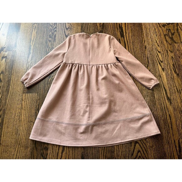 Space Grey Flower Embroidery Dress (Size 6) - Picture 5 of 6